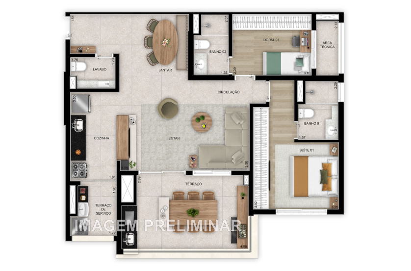 Imagem Apartamento com 3 Quartos à Venda, 24 m²em Tatuapé - São Paulo Imagem Apartamento com 3 Quartos à Venda, 24 m²em Tatuapé - São Paulo