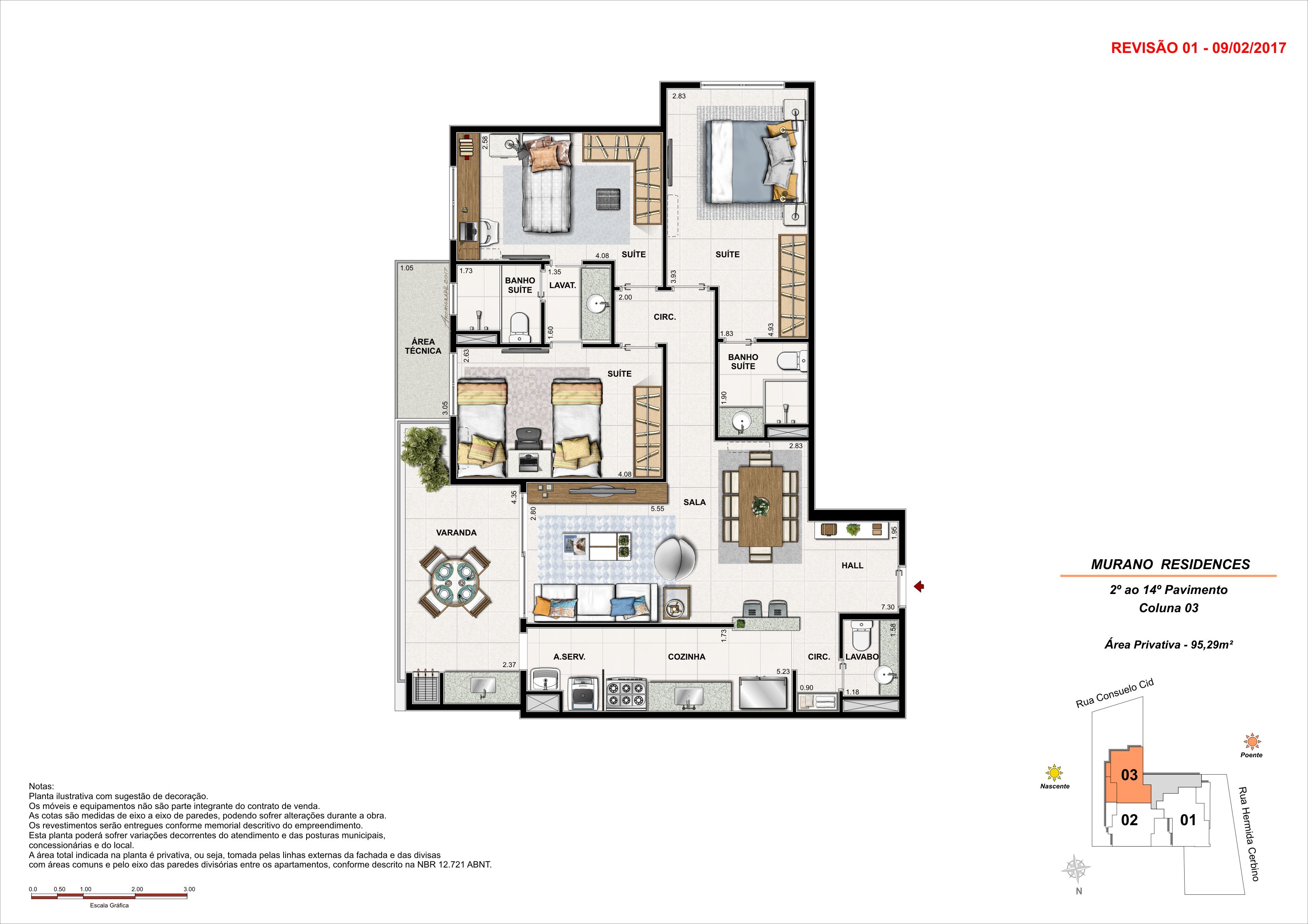 Imagem Apartamento com 3 Quartos à Venda, 96 m²em Alvarez - Nova Iguaçu