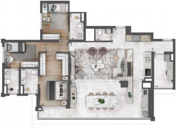 Imagem Apartamento com 3 Quartos à Venda, 127 m² em Sacomã - São Paulo