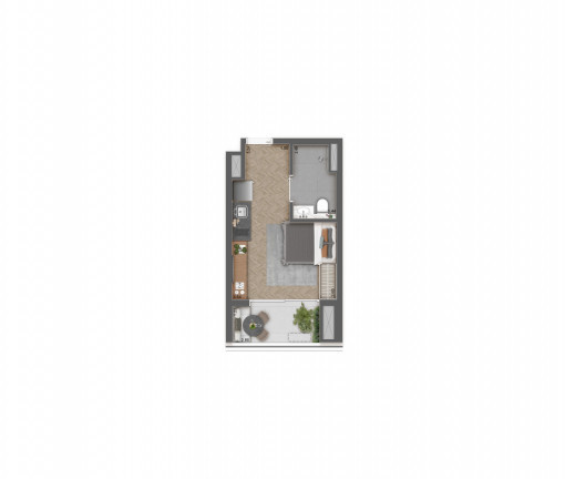Imagem Studio com 1 Quarto à Venda, 25 m² em Campo Belo - São Paulo