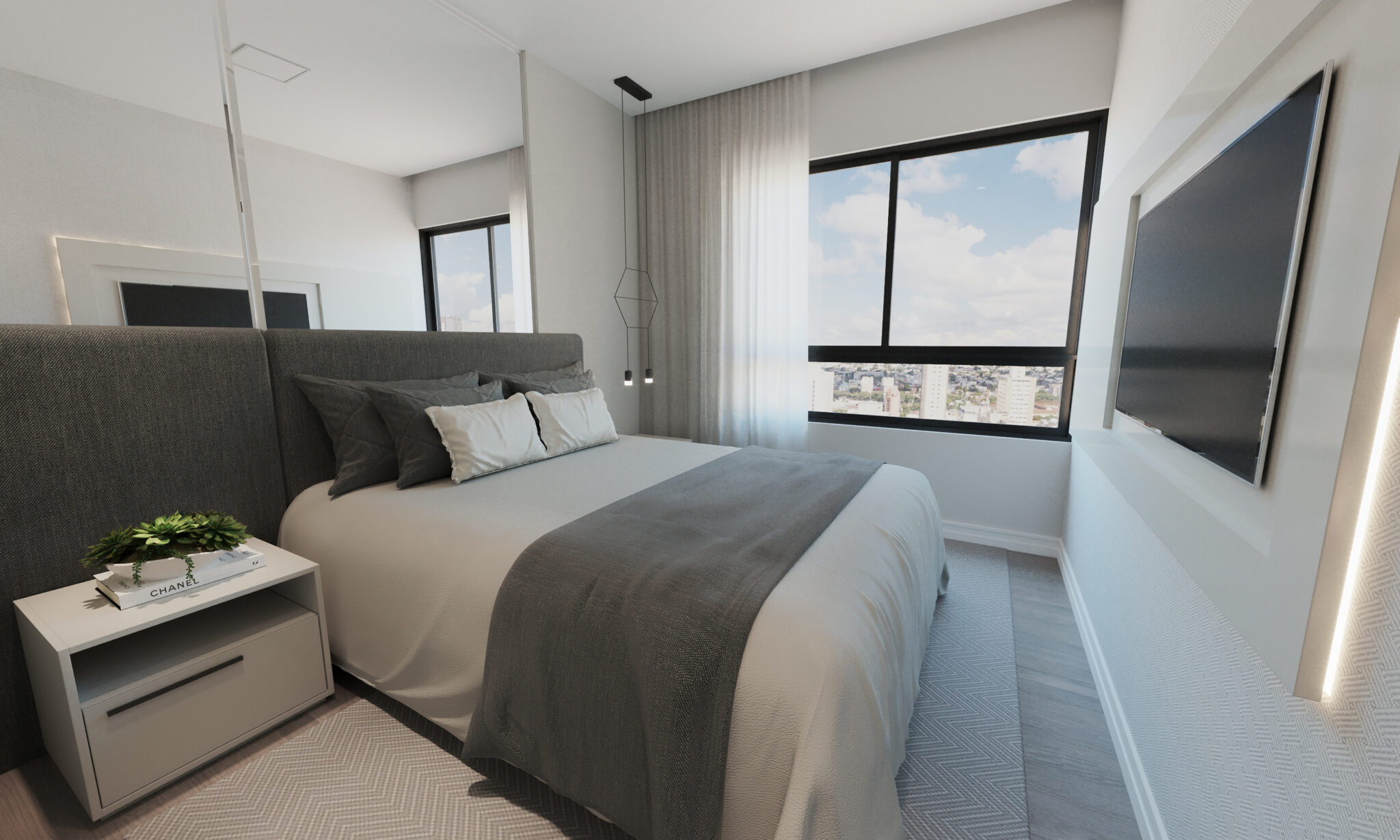 Imagem Apartamento com 2 Quartos à Venda, 57 m²em Centro - Curitiba