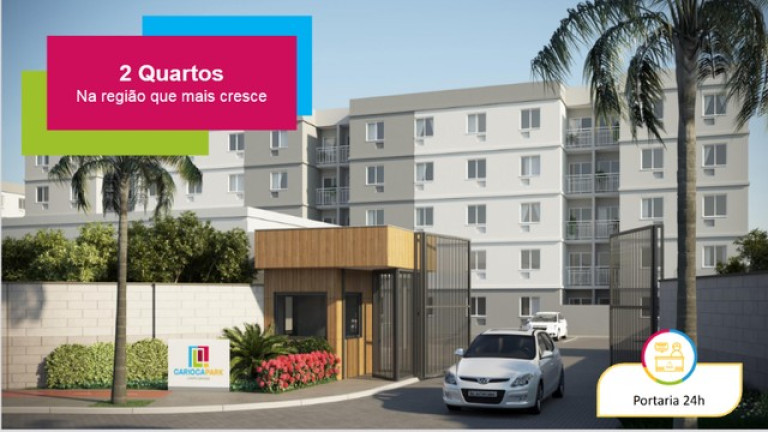 Imagem Apartamento com 2 Quartos à Venda, 45 m² em Guaratiba - Rio de Janeiro