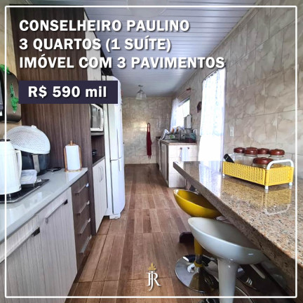 Imagem Casa com 3 Quartos à Venda, em Conselheiro Paulino - Nova Friburgo Imagem Casa com 3 Quartos à Venda, em Conselheiro Paulino - Nova Friburgo