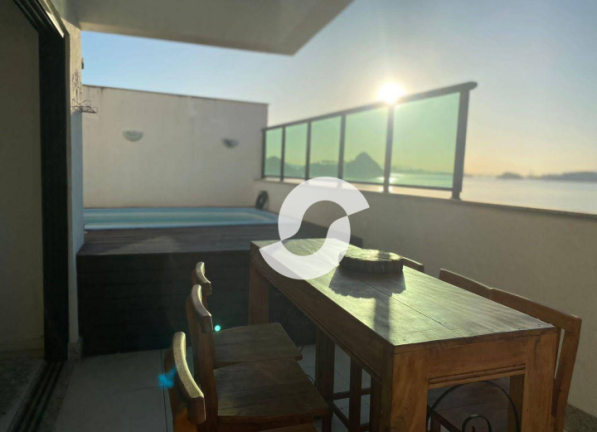 Imagem Cobertura com 3 Quartos à Venda, 200 m² em Charitas - Niterói Imagem Cobertura com 3 Quartos à Venda, 200 m² em Charitas - Niterói