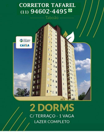 Imagem Apartamento com 2 Quartos à Venda, 50 m²em Jardim Record - Taboão da Serra