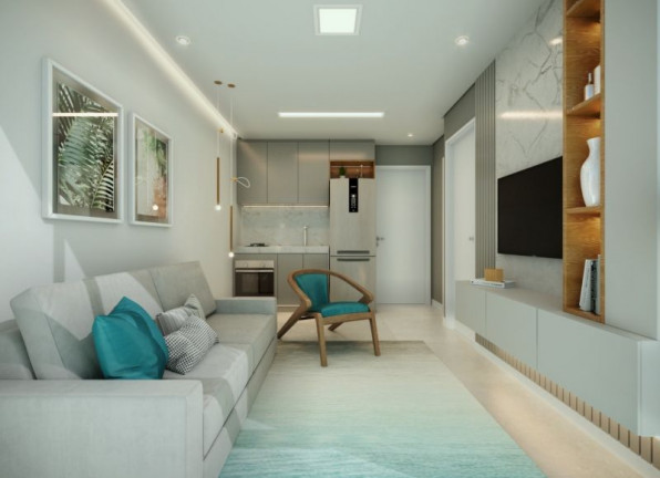Imagem Apartamento com 1 Quarto à Venda, 23 m² em Loteamento Porto de Galinhas - Ipojuca