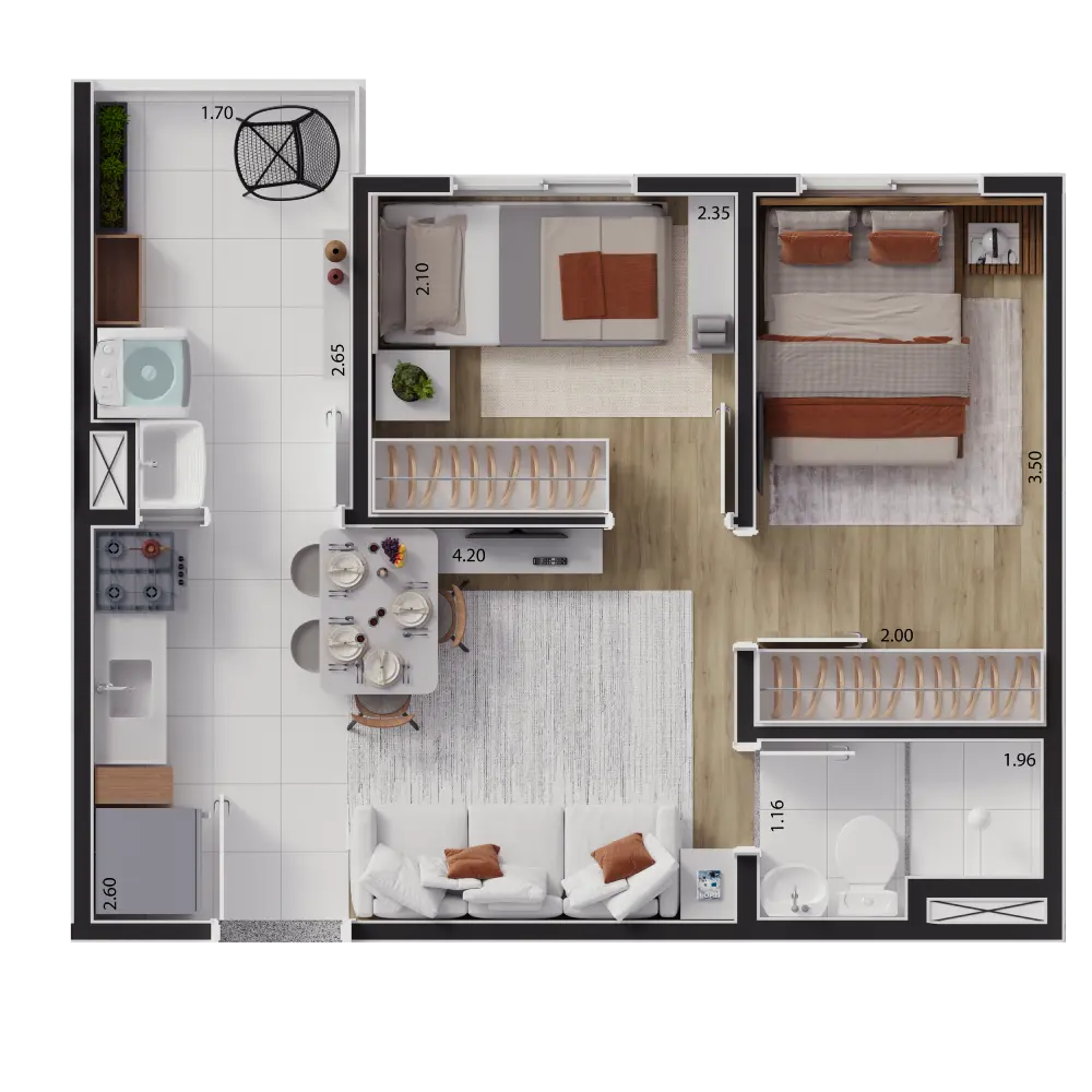 Imagem Apartamento com 2 Quartos à Venda, 36 m²em Jardim São Paulo(Zona Leste) - São Paulo Imagem Apartamento com 2 Quartos à Venda, 36 m²em Jardim São Paulo(Zona Leste) - São Paulo