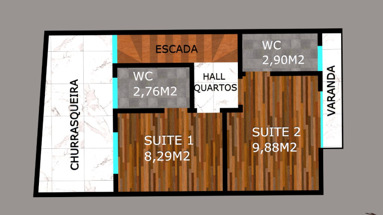 Imagem Casa com 2 Quartos à Venda, 107 m² em Vila Nhocune - São Paulo