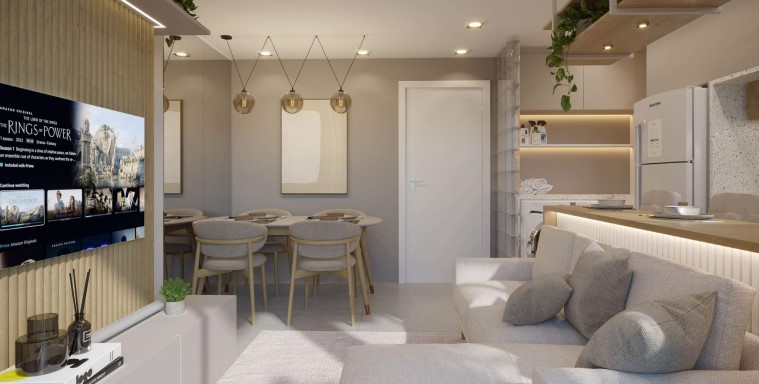 Imagem Apartamento com 2 Quartos à Venda, 45 m² em - Imagem Apartamento com 2 Quartos à Venda, 45 m² em -