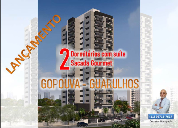 Imagem Apartamento com 2 Quartos à Venda, 65 m² em Vila Paulista - Guarulhos