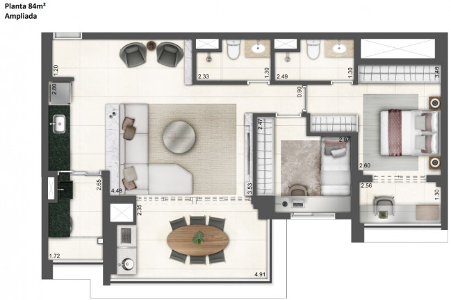 Imagem Apartamento com 3 Quartos à Venda, 82 m² em Brás - São Paulo