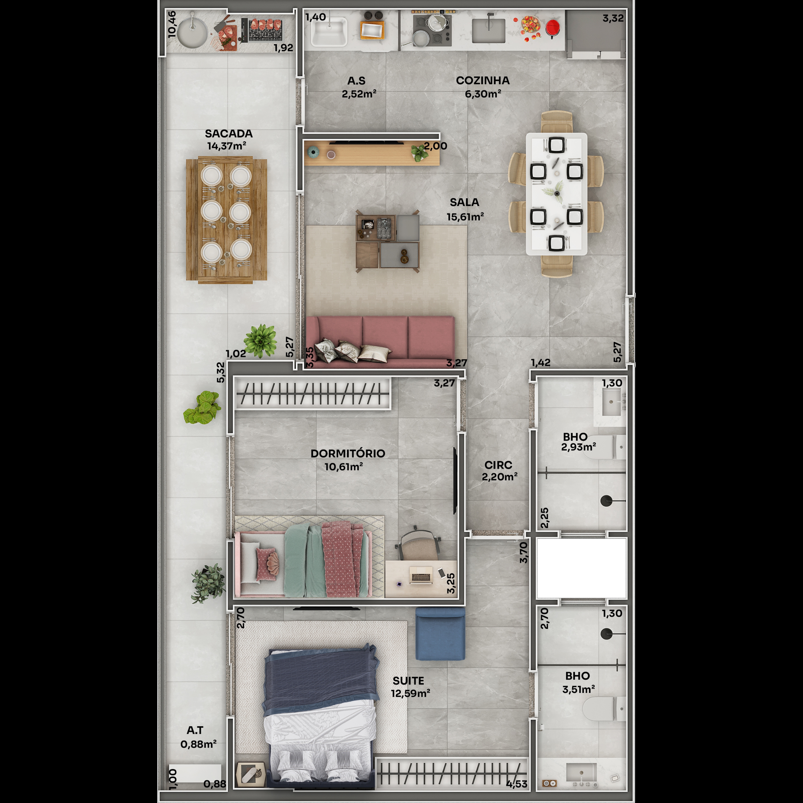 Imagem Apartamento com 3 Quartos à Venda, 105 m² em Boqueirão - Praia Grande Imagem Apartamento com 3 Quartos à Venda, 105 m² em Boqueirão - Praia Grande