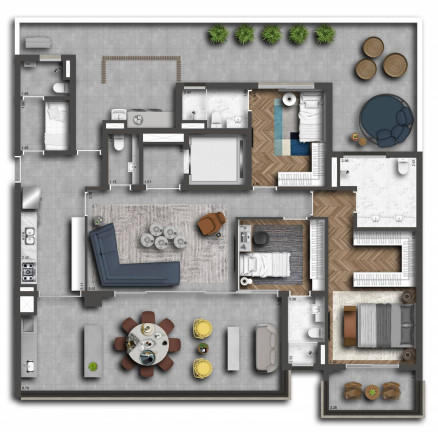 Imagem Apartamento com 3 Quartos à Venda, 173 m² em Santo Amaro - São Paulo