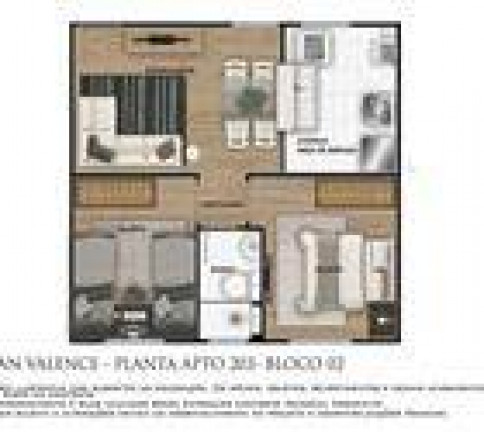 Imagem Apartamento com 2 Quartos à Venda, 39 m² em Jardim Liberdade - Goiânia