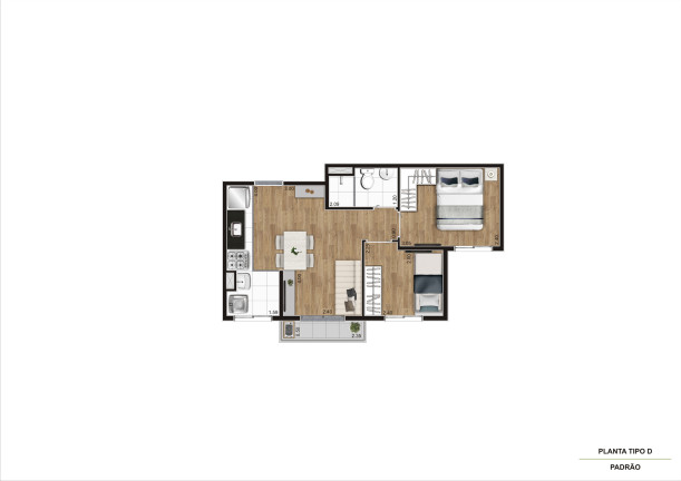Imagem Apartamento com 2 Quartos à Venda, 38 m² em Jaguaré - São Paulo