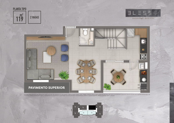 Imagem Apartamento com 3 Quartos à Venda, 119 m² em Nova Aldeinha/Aldeia - Barueri
