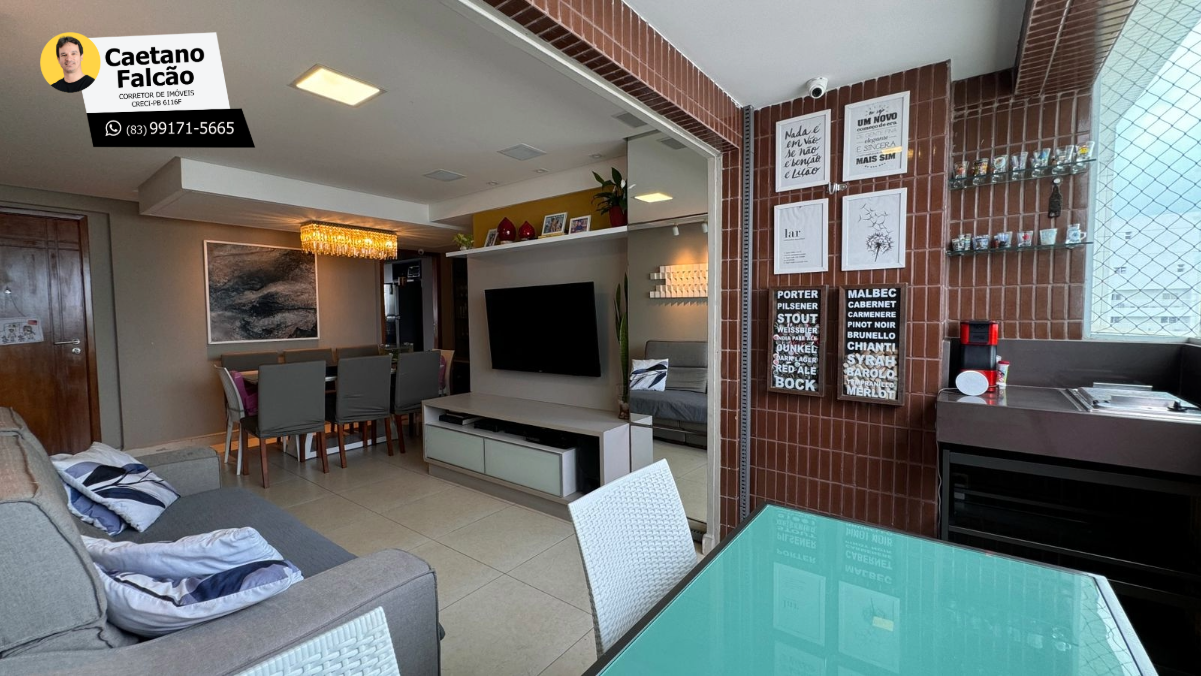 Imagem Apartamento com 3 Quartos à Venda, 90 m² em Brisamar - João Pessoa