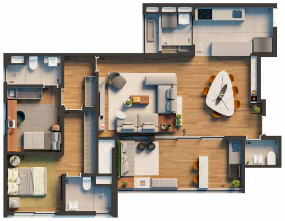 Imagem Apartamento com 3 Quartos à Venda, 106 m² em Vila Clementino - São Paulo