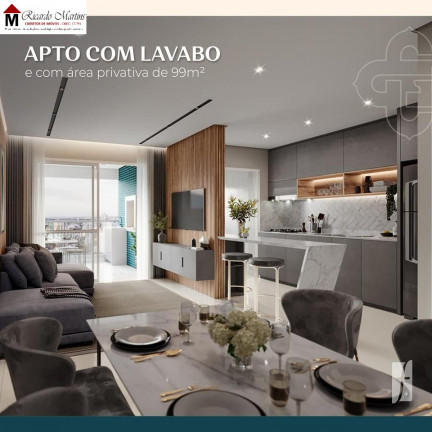 Imagem Apartamento com 3 Quartos à Venda, 98 m² em Santa Bárbara - Criciúma