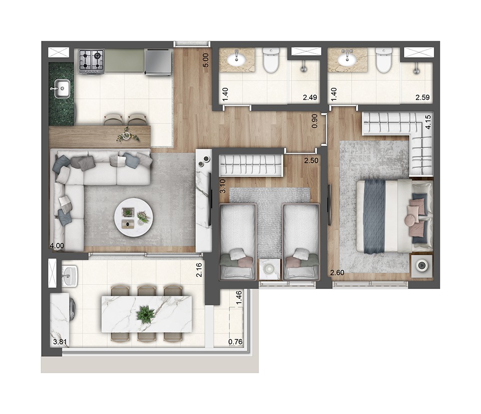 Imagem Apartamento à Venda, em Chácara Inglesa - São Paulo Imagem Apartamento à Venda, em Chácara Inglesa - São Paulo