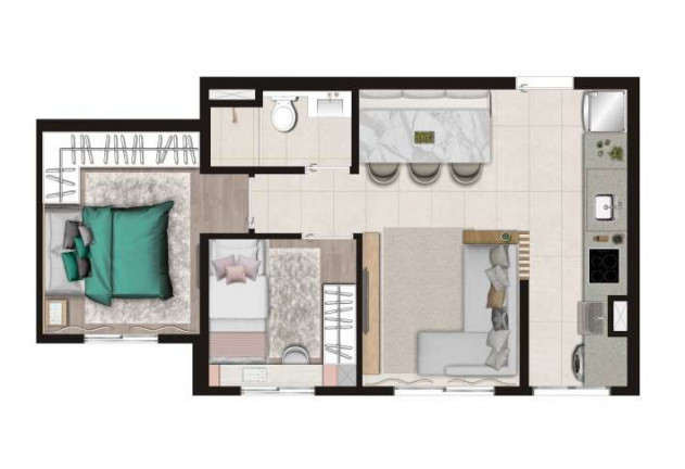 Imagem Apartamento com 2 Quartos à Venda, 40 m² em Vila Marari - São Paulo Imagem Apartamento com 2 Quartos à Venda, 40 m² em Vila Marari - São Paulo