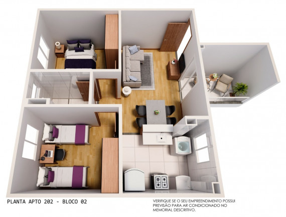 Imagem Apartamento com 2 Quartos à Venda, 50 m² em Pitimbu - Natal Imagem Apartamento com 2 Quartos à Venda, 50 m² em Pitimbu - Natal
