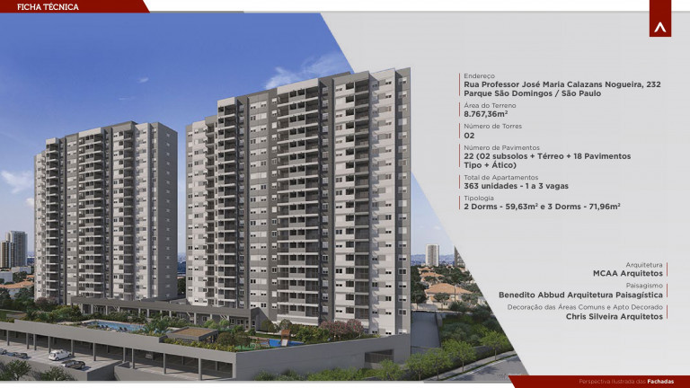 Imagem Apartamento com 2 Quartos à Venda, 59 m² em Parque São Domingos - São Paulo Imagem Apartamento com 2 Quartos à Venda, 59 m² em Parque São Domingos - São Paulo