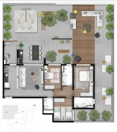 Imagem Apartamento com 3 Quartos à Venda,  em Bosque da Saúde - São Paulo