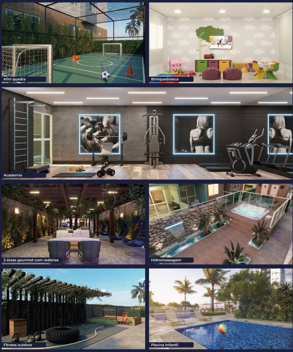 Apartamento com 2 Quartos à Venda, 54 m²em Altiplano Cabo Branco - João Pessoa