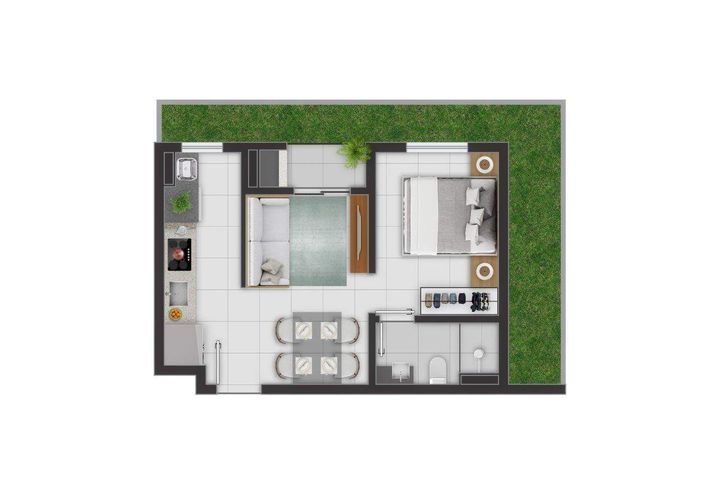 Imagem Apartamento com 2 Quartos à Venda, 52 m² em Fazendinha - Curitiba Imagem Apartamento com 2 Quartos à Venda, 52 m² em Fazendinha - Curitiba