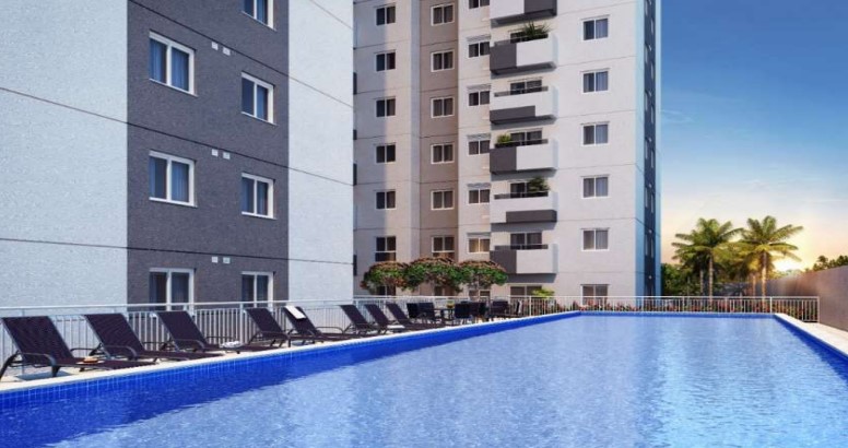 Imagem Apartamento com 2 Quartos à Venda, 42 m² em Jabaquara - Santos
