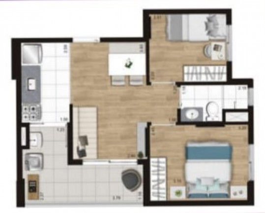 Imagem Apartamento com 2 Quartos à Venda, 42 m² em Vila Vermelha - São Paulo Imagem Apartamento com 2 Quartos à Venda, 42 m² em Vila Vermelha - São Paulo