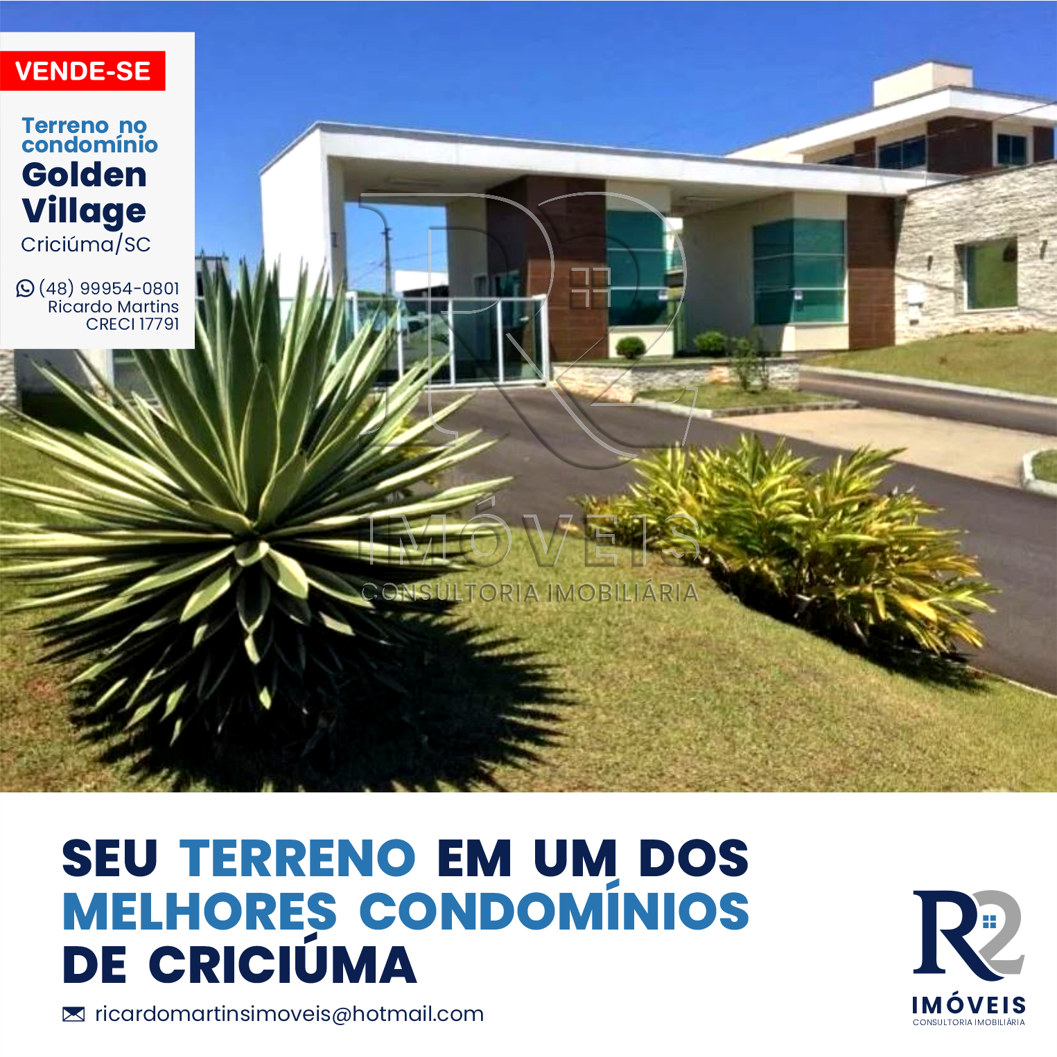 Imagem Terreno em Condomínio à Venda, 591 m² em Primeira Linha - Criciúma