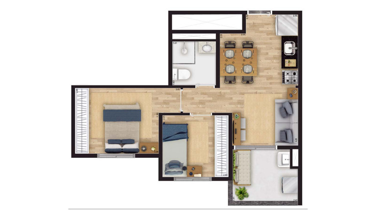 Imagem Apartamento com 2 Quartos à Venda, 39 m² em Imirim - São Paulo Imagem Apartamento com 2 Quartos à Venda, 39 m² em Imirim - São Paulo