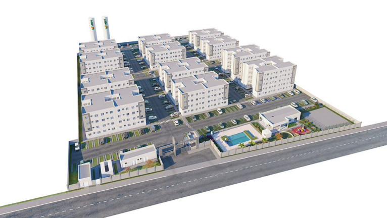 Imagem Apartamento com 2 Quartos à Venda, 45 m² em Parque das Nações - Parnamirim