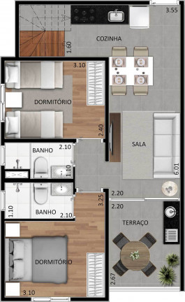 Imagem Apartamento com 2 Quartos à Venda, 104 m² em Vila Maria - São Paulo