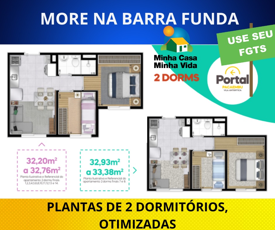 Imagem Apartamento com 2 Quartos à Venda, 35 m²em Bom Retiro - São Paulo
