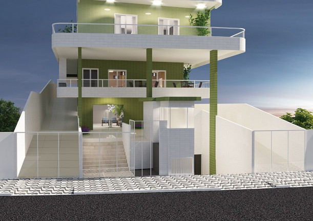Imagem Apartamento com 2 Quartos à Venda, 61 m² em Caiçara - Praia Grande