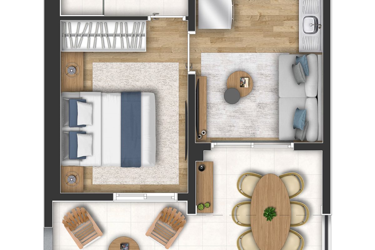 Imagem Apartamento com 1 Quarto à Venda, 25 m²em Jardim Taquaral - São Paulo Imagem Apartamento com 1 Quarto à Venda, 25 m²em Jardim Taquaral - São Paulo
