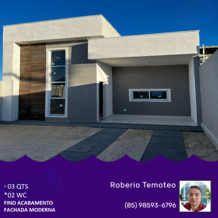 Casa com 3 Quartos à Venda, 100 m² em Siqueira - Fortaleza