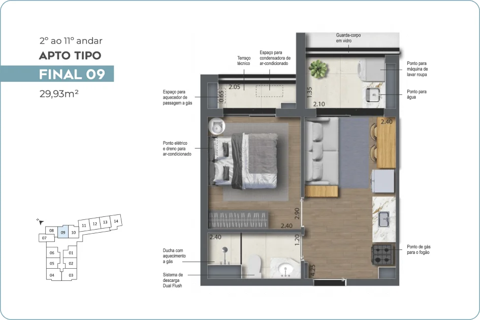 Imagem Apartamento com 1 Quarto à Venda ou Temporada, 30 m²em Vila da Saúde - São Paulo