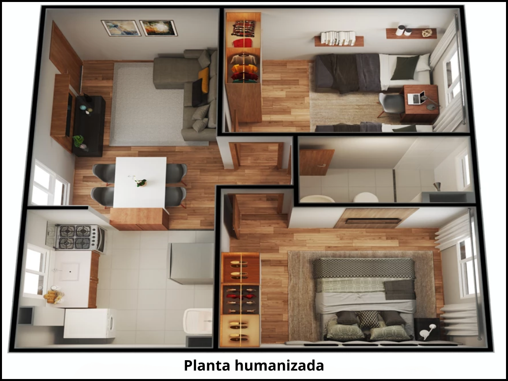 Imagem Apartamento com 2 Quartos à Venda, 48 m²em São Patrício - Serra Imagem Apartamento com 2 Quartos à Venda, 48 m²em São Patrício - Serra