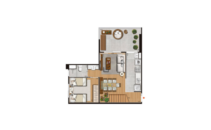 Imagem Apartamento com 1 Quarto à Venda, 48 m² em José Menino - Santos
