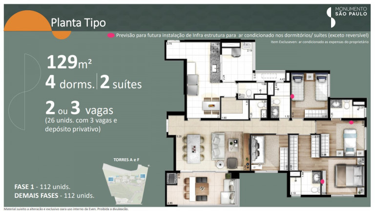 Imagem Apartamento com 2 Quartos à Venda, 69 m² em Jardim Caboré - São Paulo