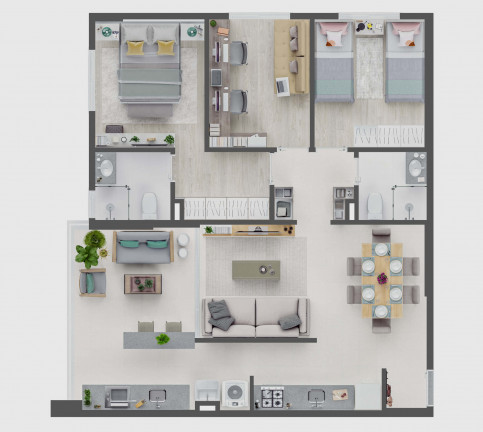 Imagem Apartamento com 3 Quartos à Venda, 76 m² em Vila Prudente - São Paulo