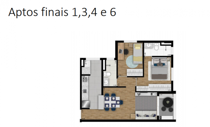 Imagem Apartamento com 2 Quartos à Venda, 58 m² em Jardim Anny - Guarulhos