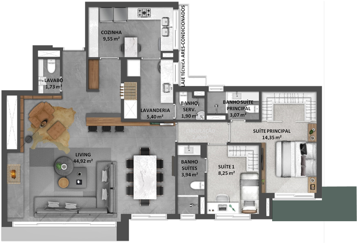 Imagem Apartamento com 3 Quartos à Venda, 208 m² em Mont Serrat - Porto Alegre Imagem Apartamento com 3 Quartos à Venda, 208 m² em Mont Serrat - Porto Alegre