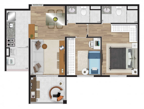 Imagem Apartamento com 2 Quartos à Venda, 48 m² em Vila Clementino - São Paulo Imagem Apartamento com 2 Quartos à Venda, 48 m² em Vila Clementino - São Paulo