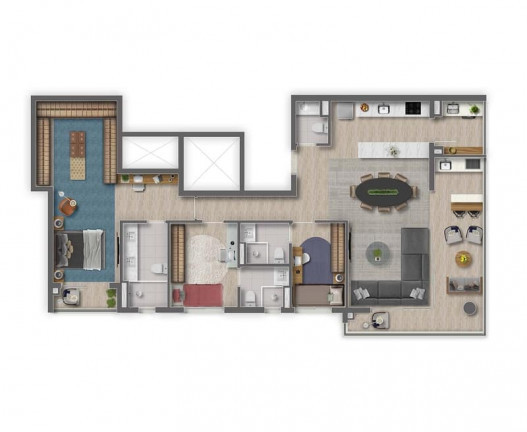 Imagem Apartamento com 3 Quartos à Venda, 120 m² em Centro Comercial Jubran - Barueri Imagem Apartamento com 3 Quartos à Venda, 120 m² em Centro Comercial Jubran - Barueri
