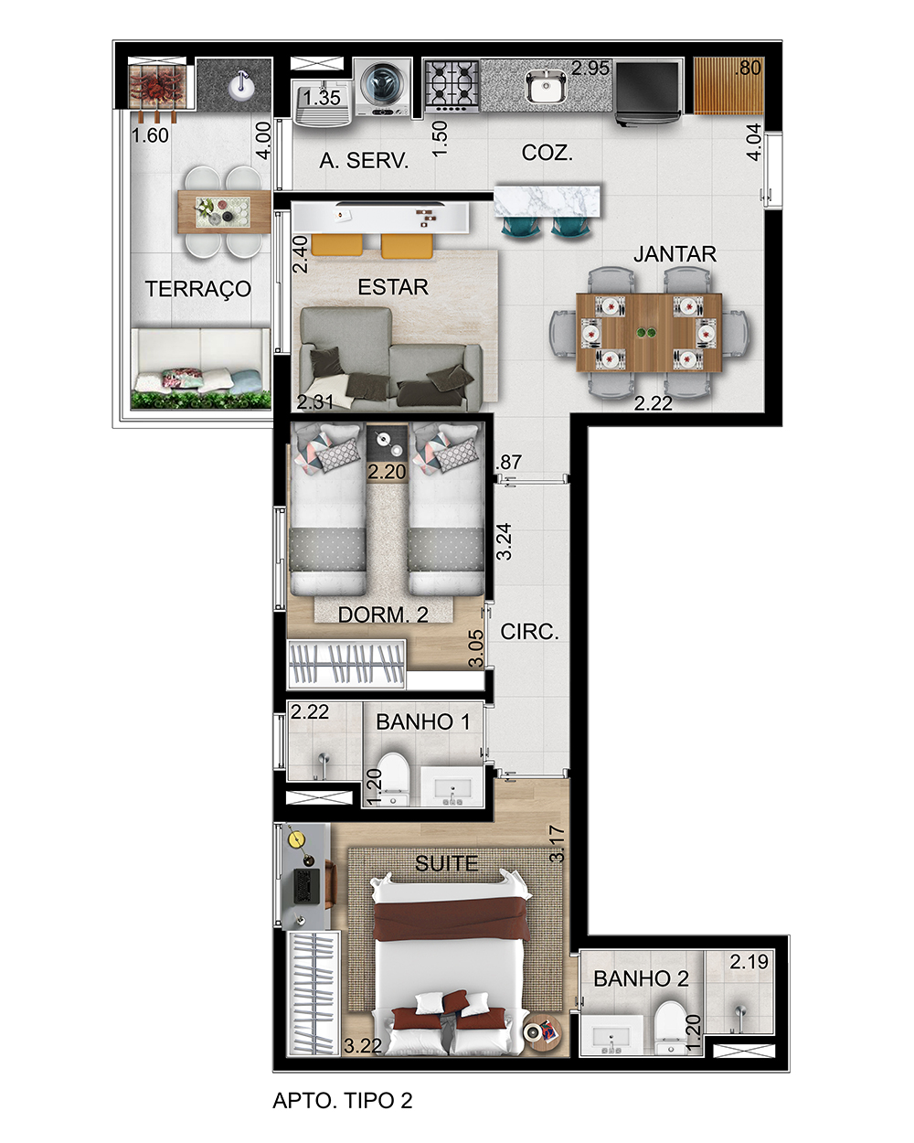 Imagem Apartamento com 2 Quartos à Venda, 61 m²em Vila Endres - Guarulhos